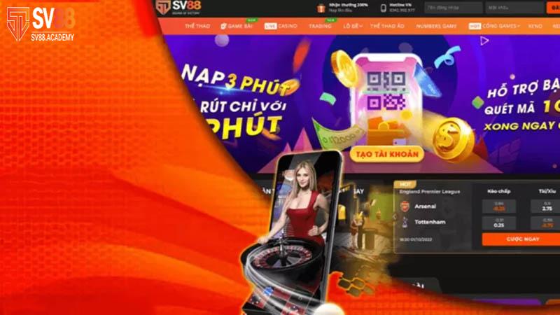 Dịch vụ cá cược hàng đầu tại SV88