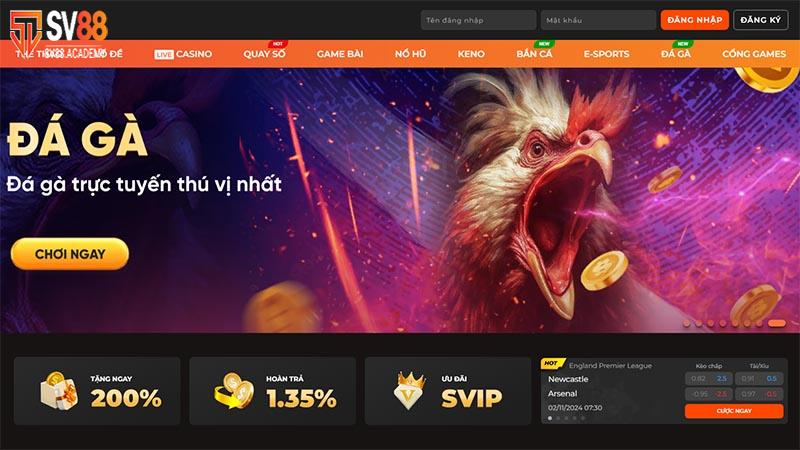 Nha cai SV88 San choi doi thuong xanh chin